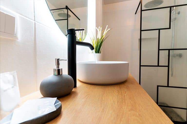 Baño reformado con ducha